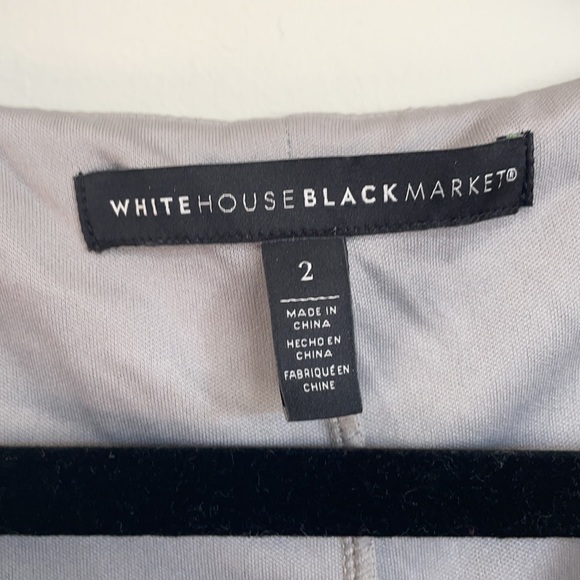 SALE 10% OFF | White House Black Market Metallic Cowl Neck Cocktail Dress - Picture 3 of 6